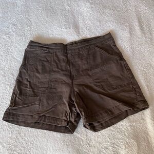 Nautica Women's Dark Brown / Green Casual Shorts